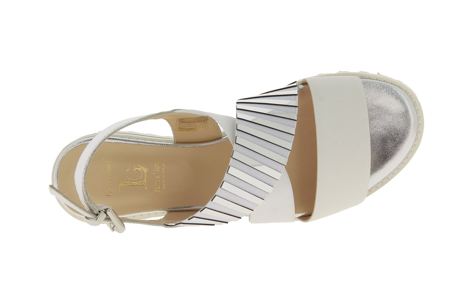 Luca Grossi Sandale VIKING BIANCO (35)