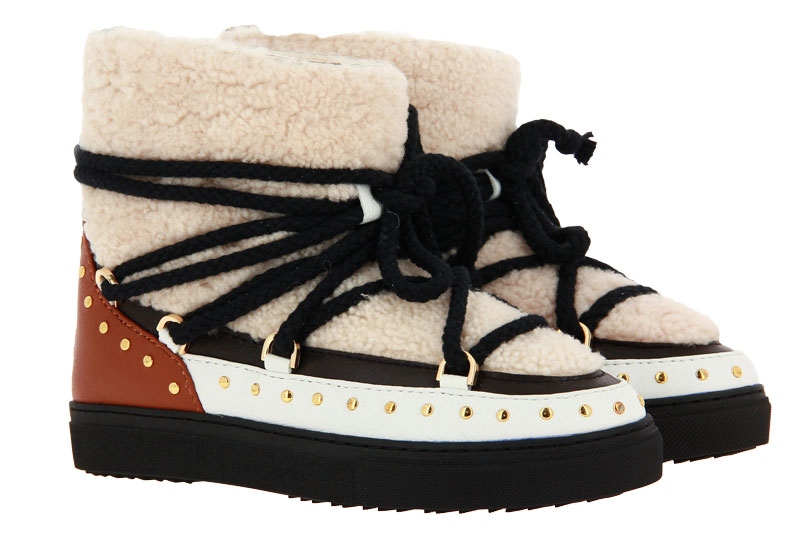 INUIKII Boots gefüttert CURL ROCK CREAM (41)