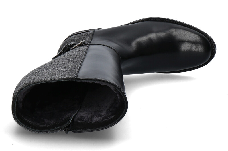 Dirndl + Bua Stiefel gefüttert CRUSH LODEN SCHWARZ GRAU (42) Dirndl + Bua Stiefel gefüttert CRUSH LODEN SCHWARZ GRAU (42)