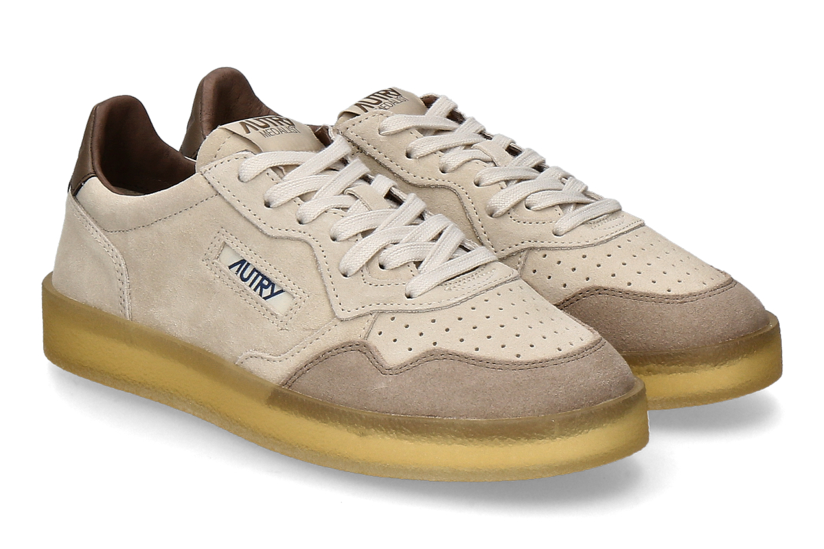 Autry Herren- Sneaker MEDALIST LOW HQ01- beige/ braun