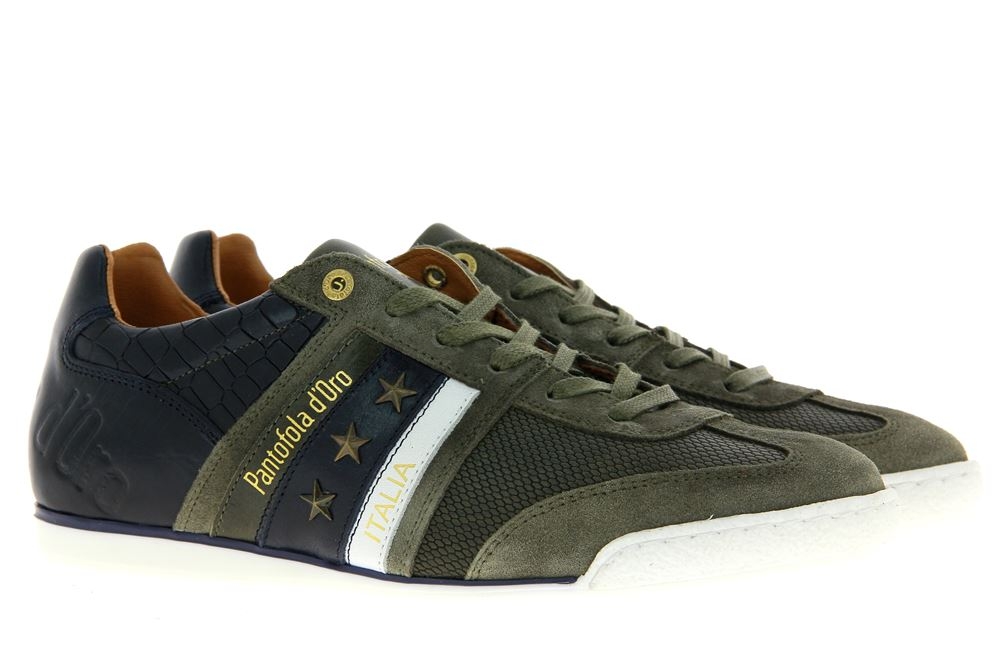 Pantofola d´Oro Sneaker IMOLA CROCCO UOMO LOW OLIVE (42)