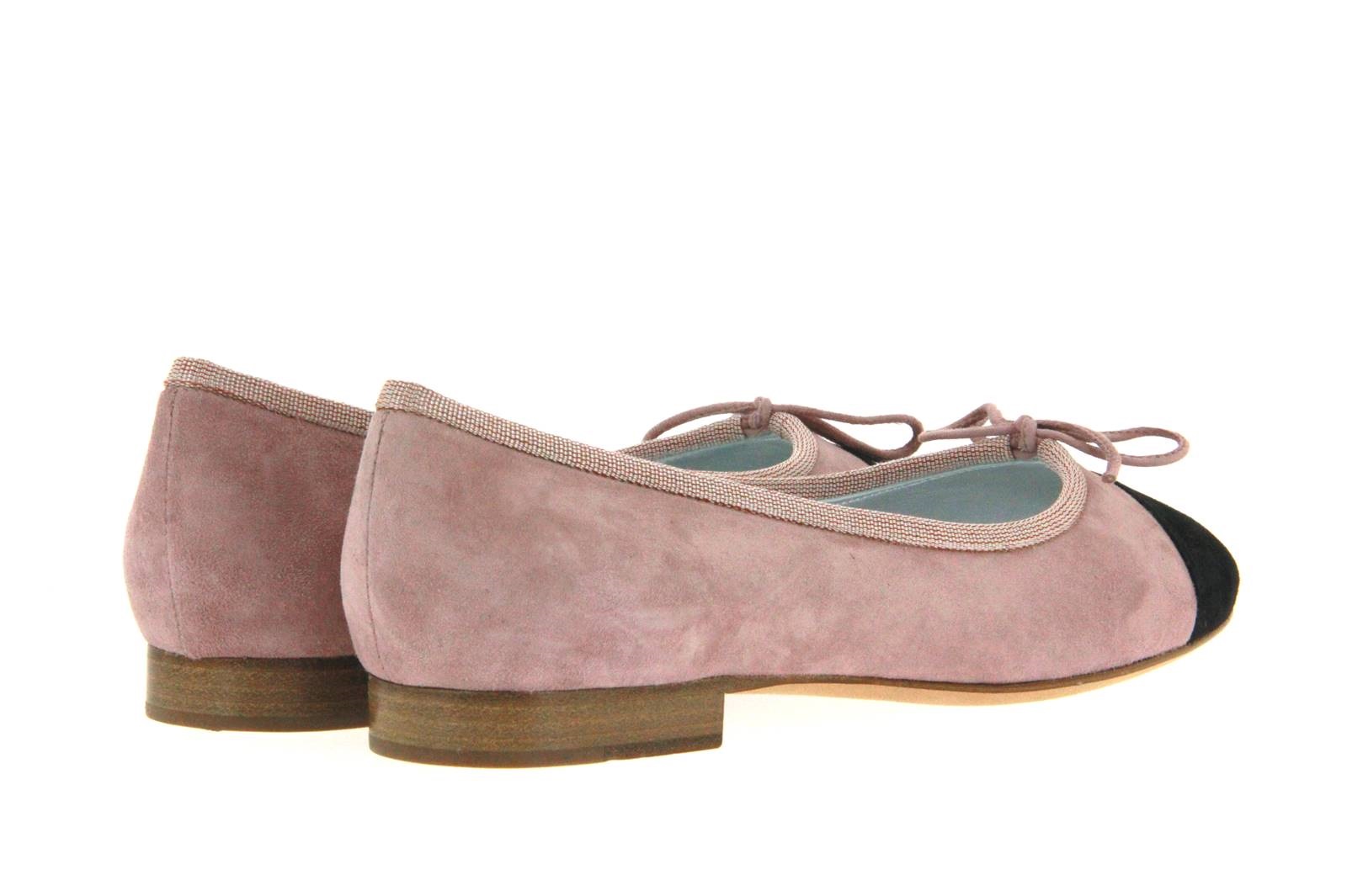 Unützer Ballerina CAMOSCIO ROSA / NERO (41)