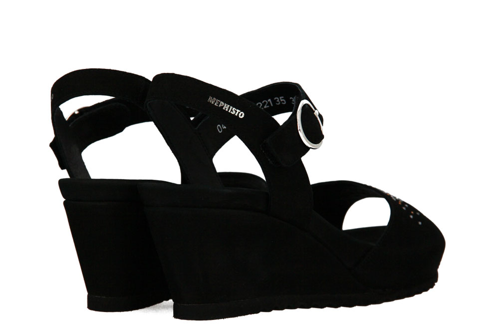 Mephisto Sandale GABY SPARK BLACK BUCKSOFT (39)
