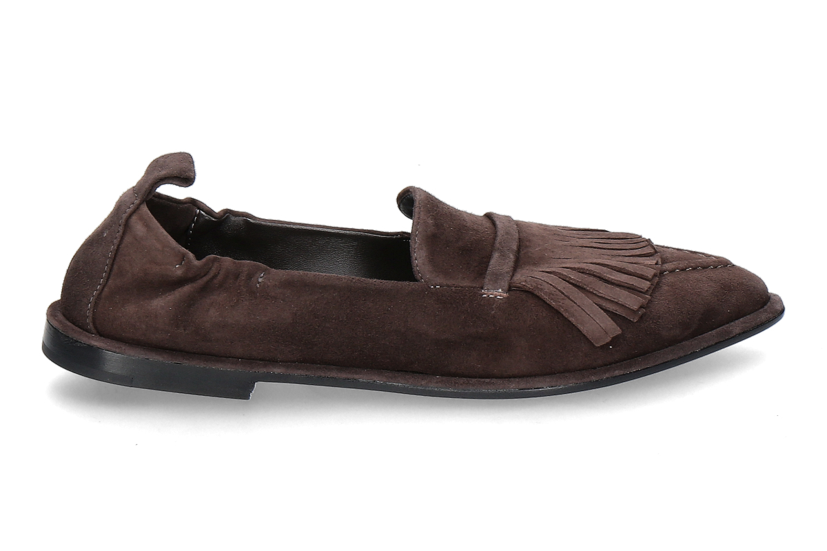 Pomme d'Or Loafer GRACE CAMOSCIO- coffee/ dunkelbraun