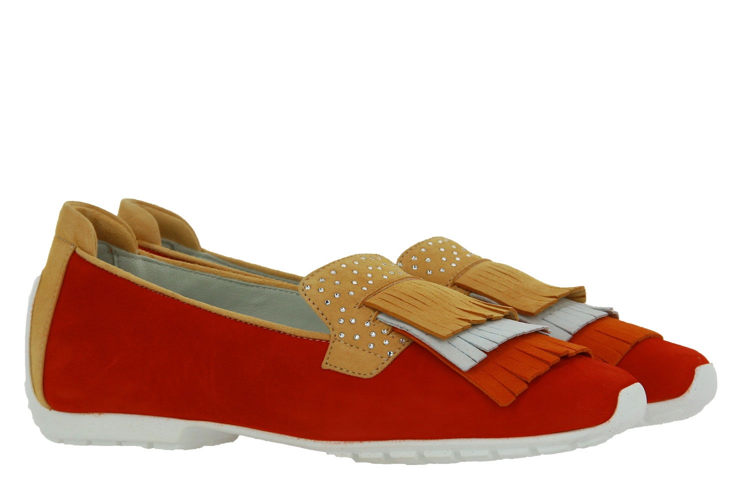 Mania Slipper CAMOSCIO ARANCIONE BIANCO (38½)