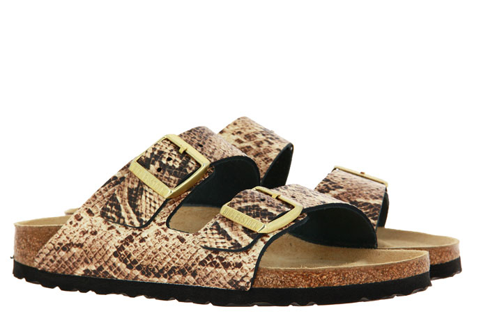 Birkenstock Sandalen ARIZONA SCHMAL BS SNAKE BEIGE (37 )