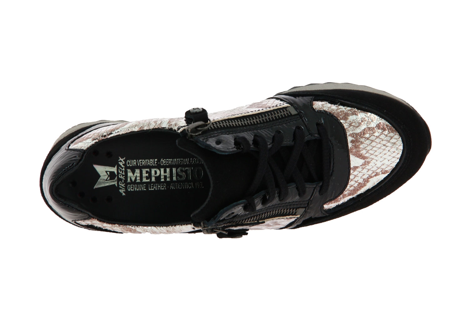Mephisto Sneaker TOSCANA VELOUR CALF BLACK (38)