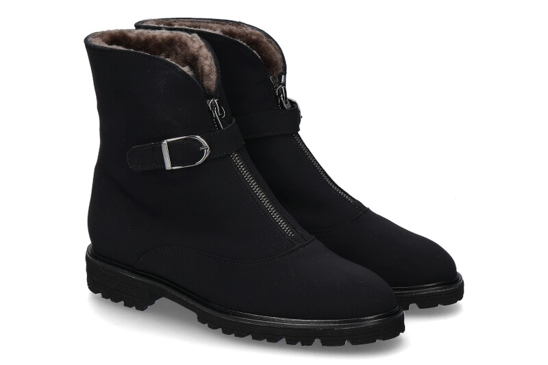 Brunate Stiefelette gefüttert TANK STEP NERO