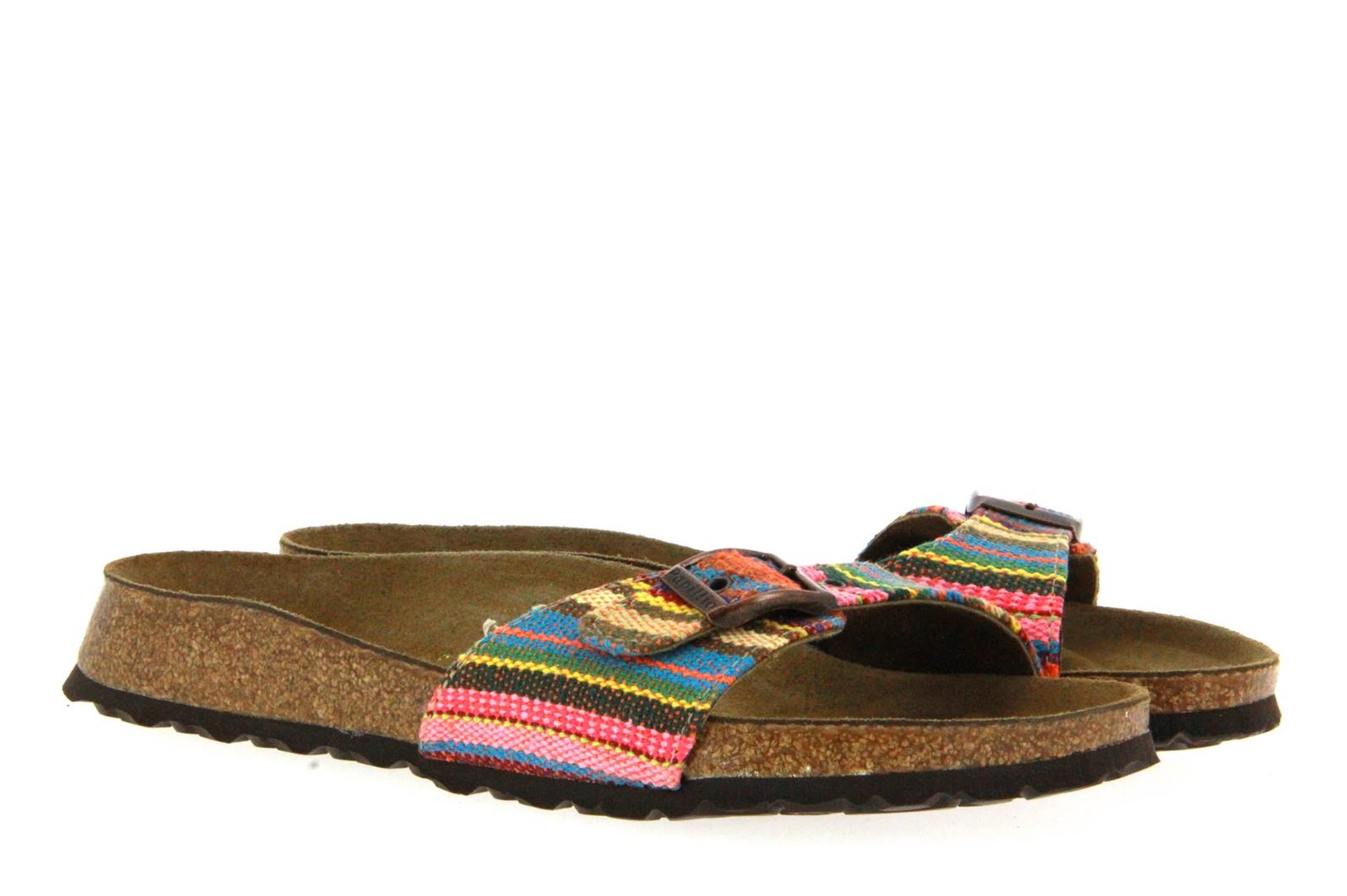 Papillio by Birkenstock Pantolette MADRID SCHMAL BOHEMIAN STRIPES PINK (41)
