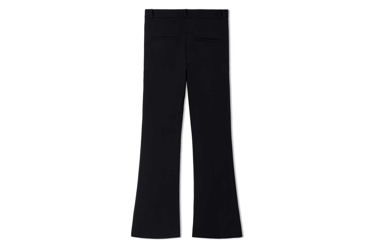 Cambio Bootcut Stoffhose FLEUR- schwarz/ black