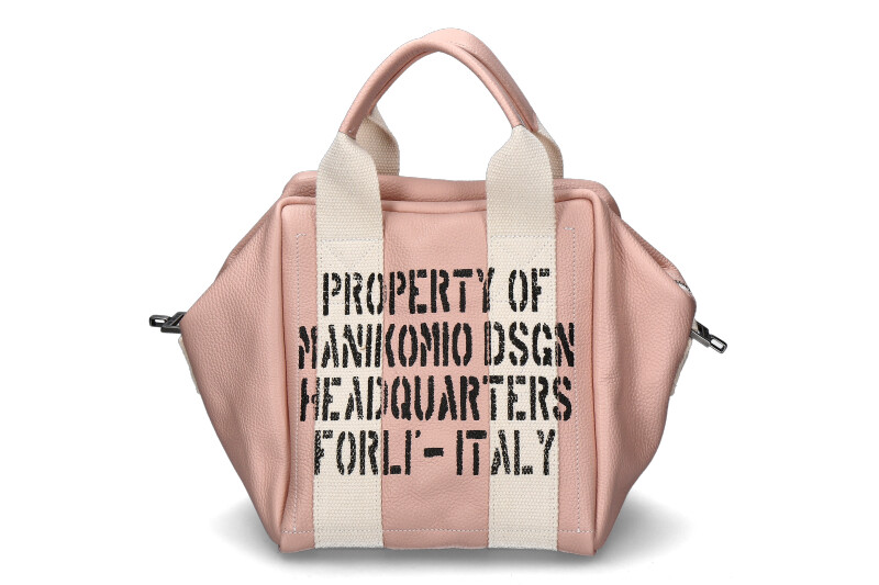 Manikomio Design Tasche ICON 24 LEATHER- rosa