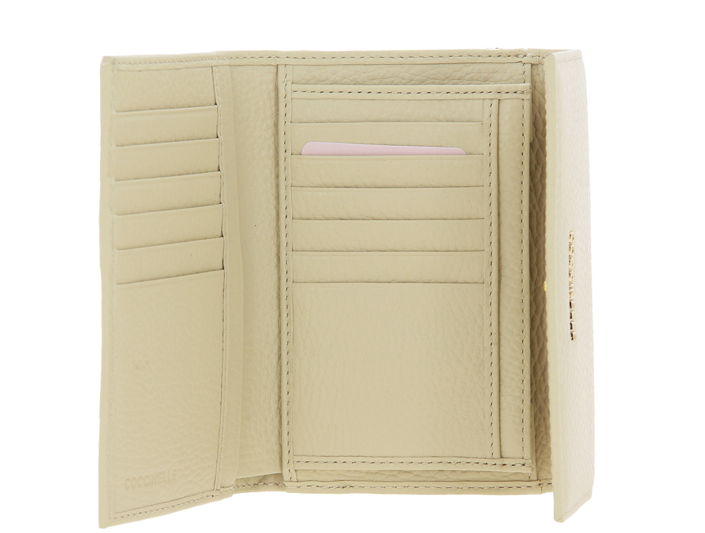 Coccinelle Portemonnaie GRAIN LEATHER METALLIC SOFT SILK Coccinelle Portemonnaie GRAIN LEATHER METALLIC SOFT SILK