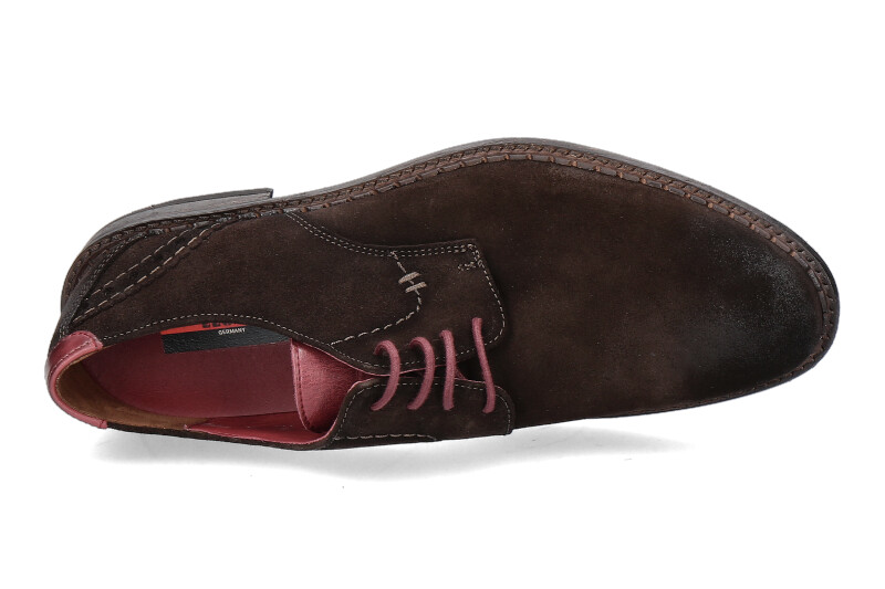 Lloyd Schnürer GIDEON LIBRA SUEDE CALF T.D.MORO BORDO (40½) Lloyd Schnürer GIDEON LIBRA SUEDE CALF T.D.MORO BORDO (40½)