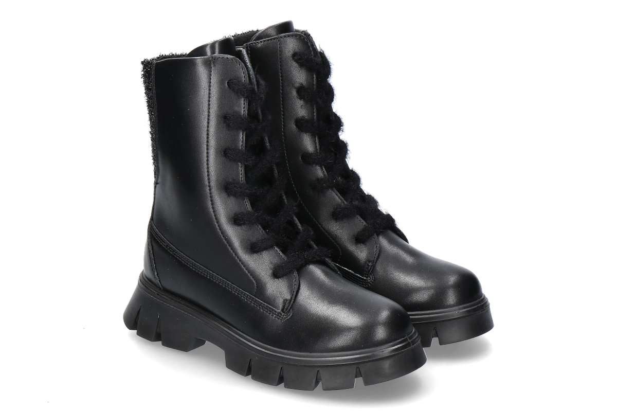 Primigi Mädchen- Stiefelette RANDY GLITTER gefüttert- nero/ schwarz