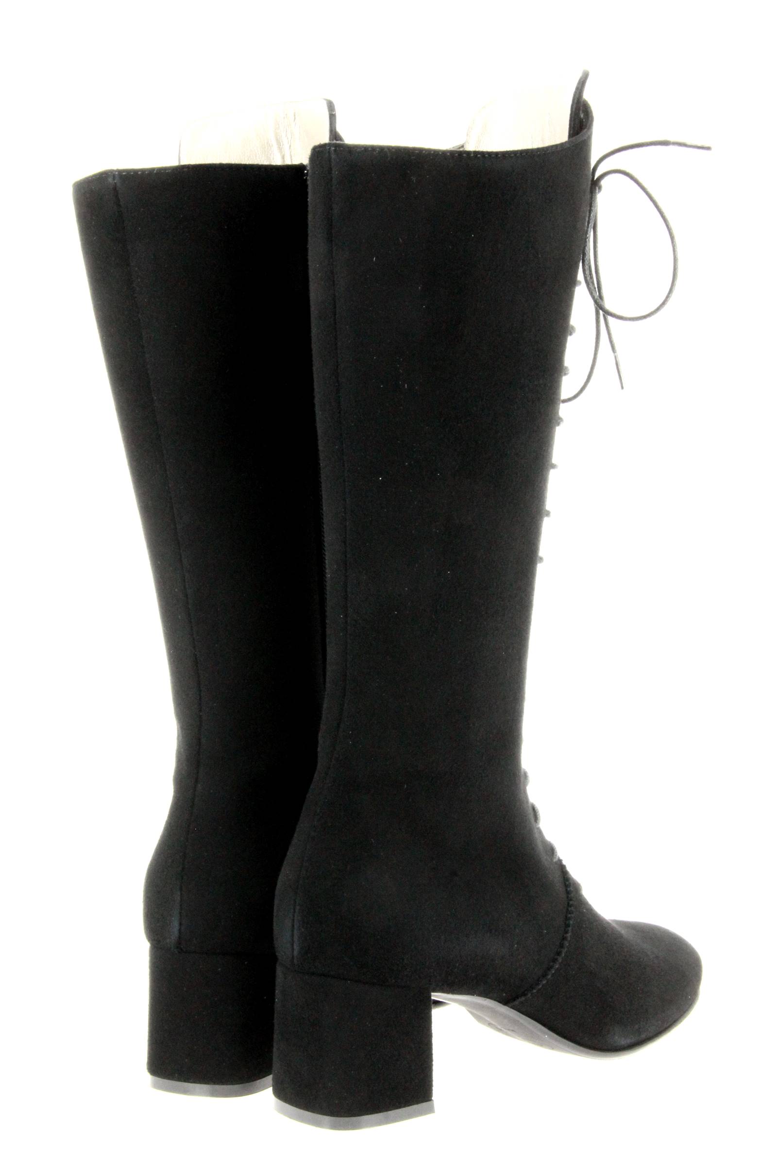 dirndl + bua Stiefel ZIEGENVELOUR SCHWARZ (38) dirndl + bua Stiefel ZIEGENVELOUR SCHWARZ (38)