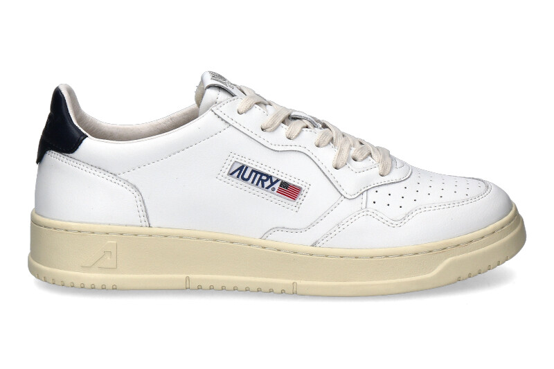 Autry Sneaker LOW MAN LEATHER WHITE/BLUE (41)