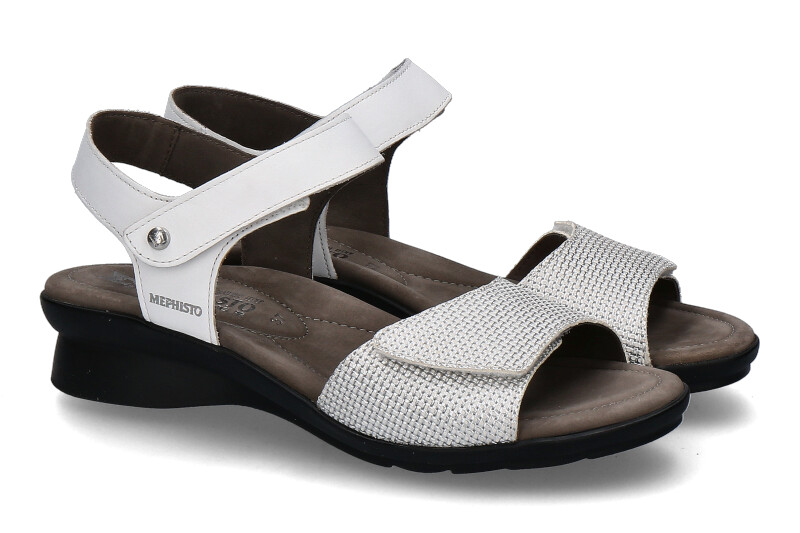 Mephisto Sandale PATTIE WHITE SILK ONDINA