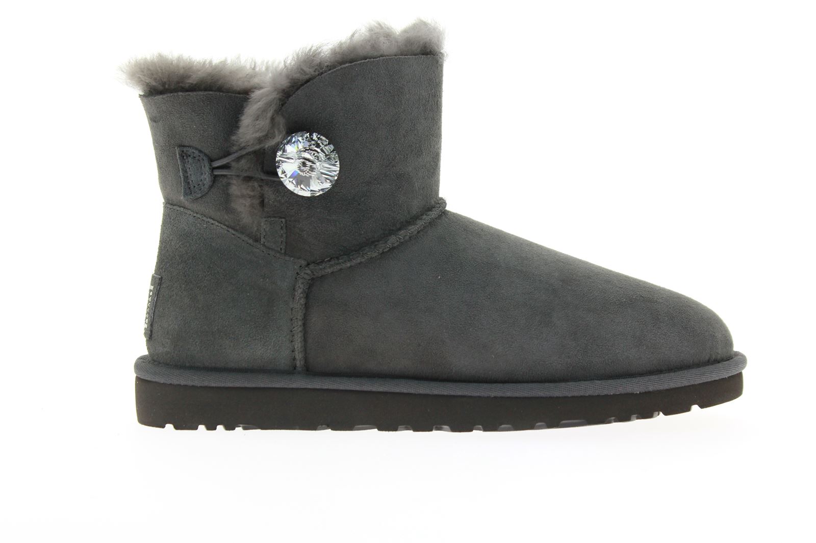 UGG Australia Boots MINI BAILEY BUTTON BLING GREY (39)