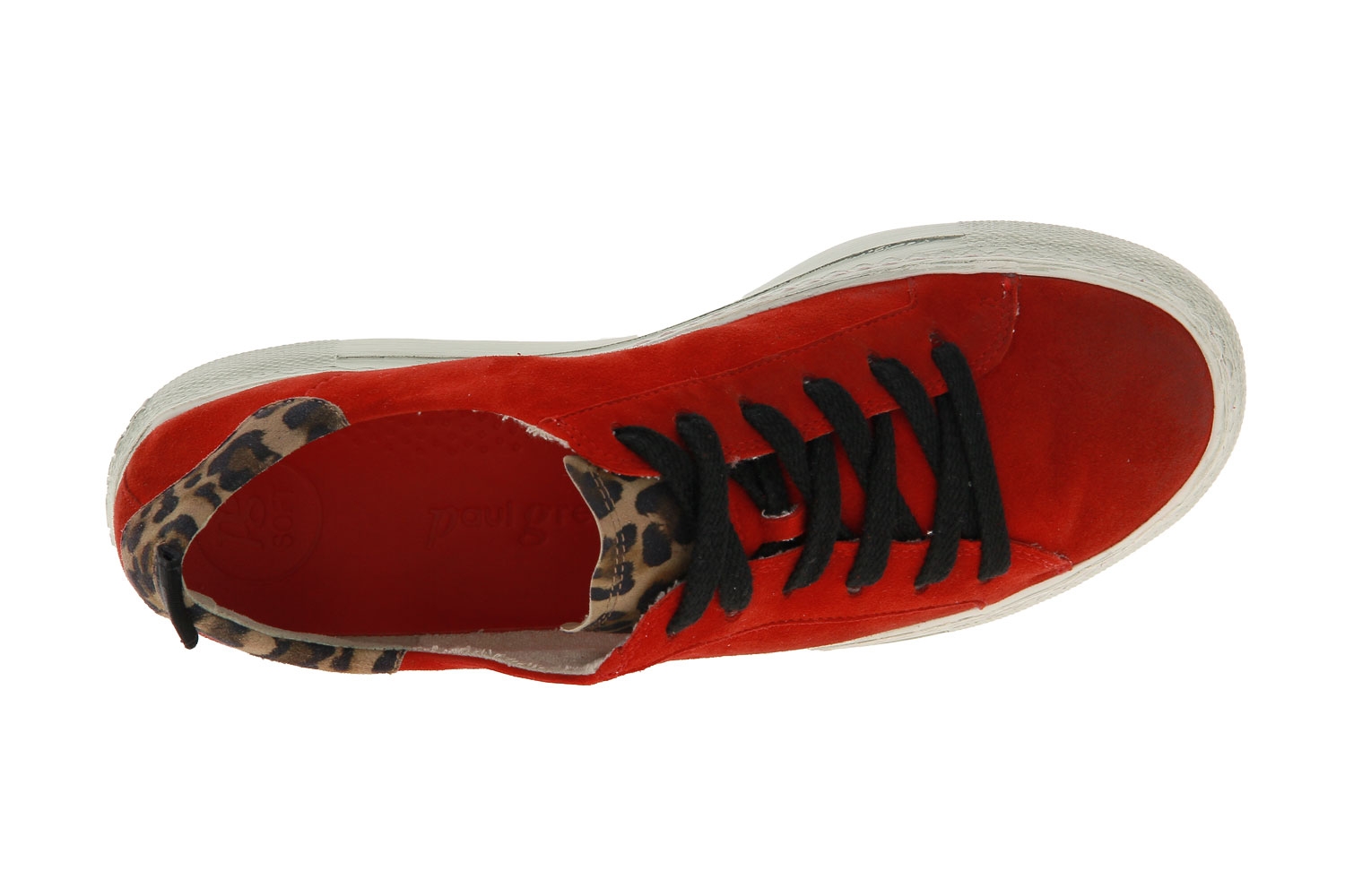 Paul Green Sneaker SAMTZIEGE LEOPARDINO RED CAMEL (37 )