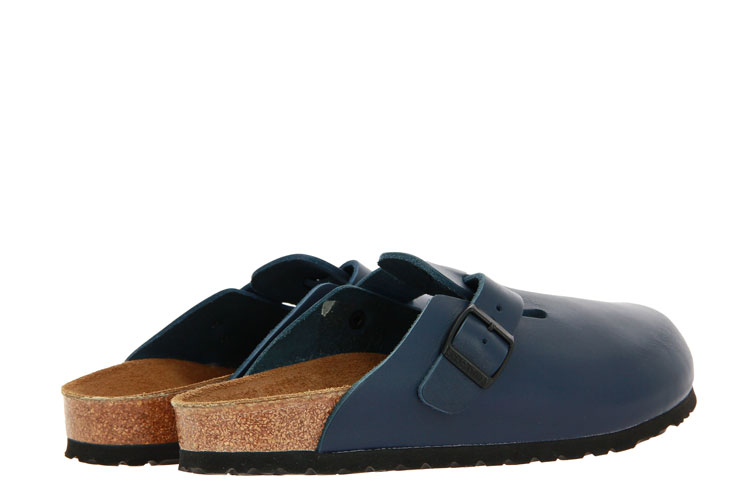 Birkenstock Clogs BOSTON LEDER BLAU SCHMAL (38)