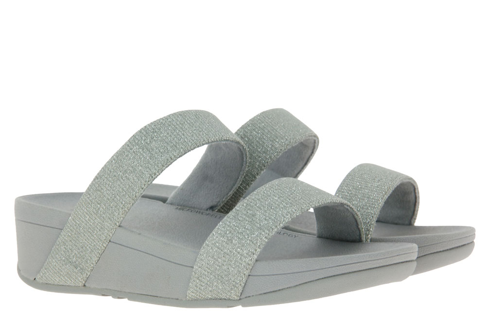 Fitflop Pantolette LOTTIE GLITZY SLIDE SILVER (38)