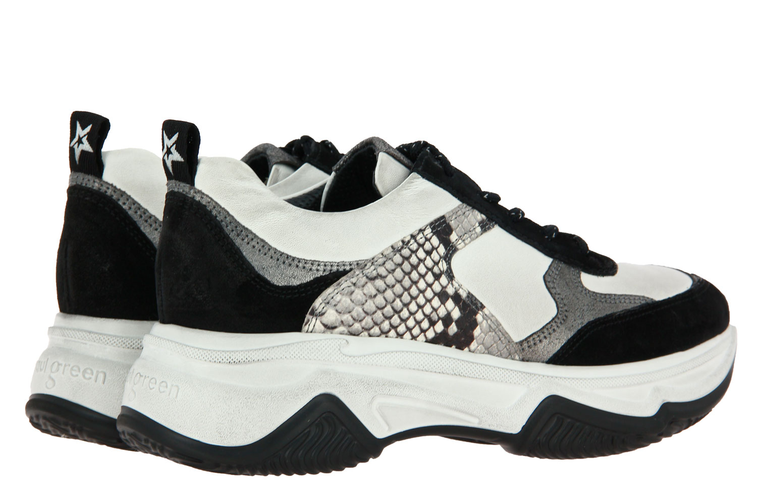 Paul Green Sneaker SUEDE MAMBA BLACK PEBBLE (35½)