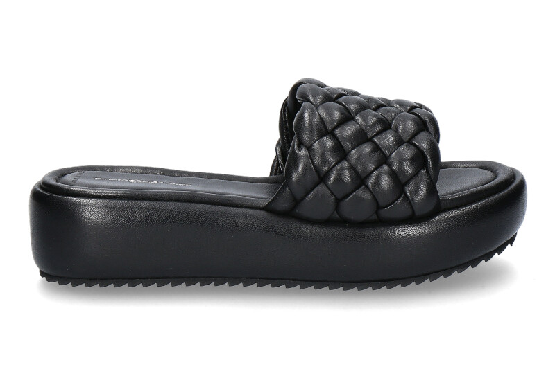 181 Pantolette JUSTINE BALI NAPPA NERA