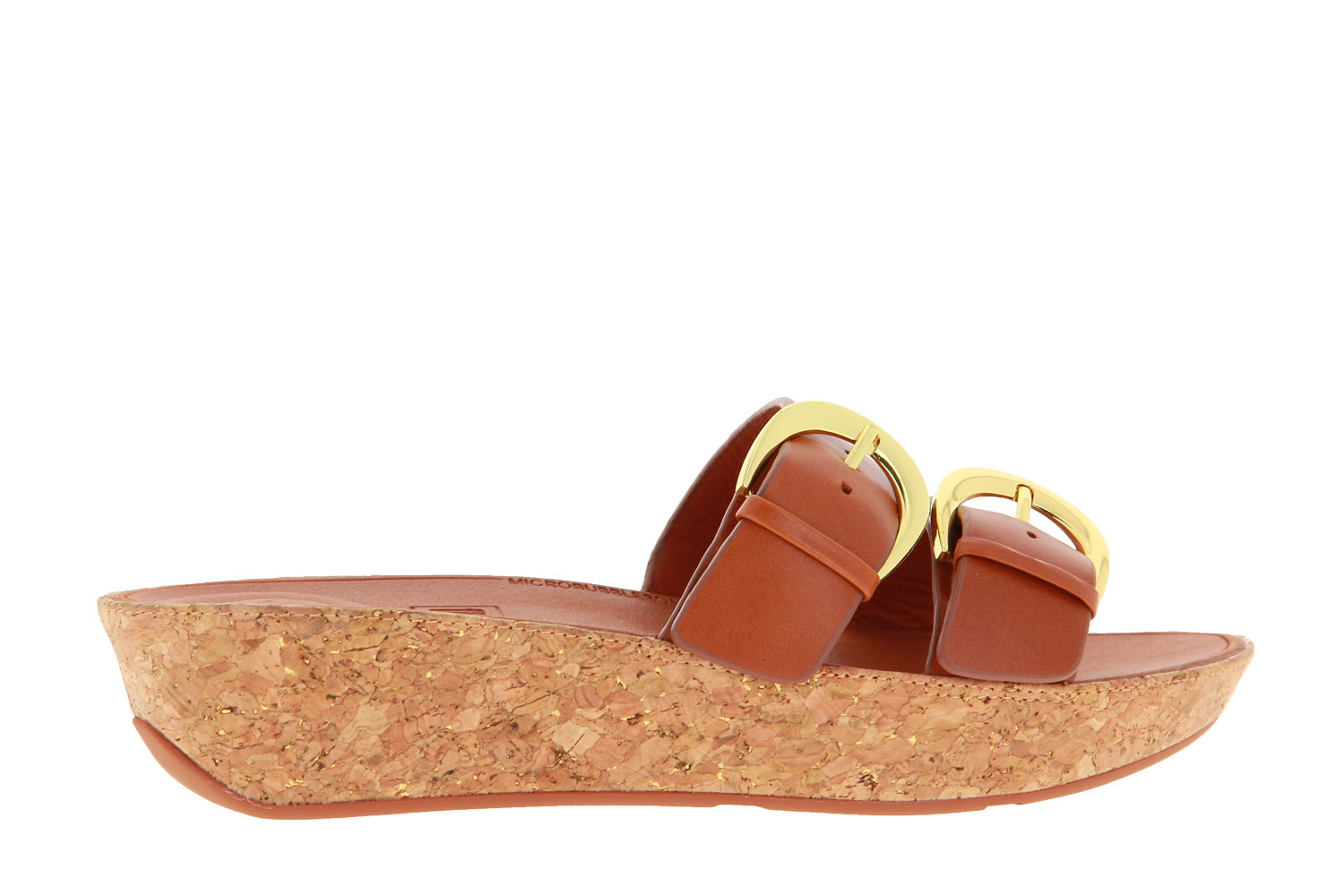 Fitflop Pantolette DUO BUCKLE SLIDE CARAMEL (38)