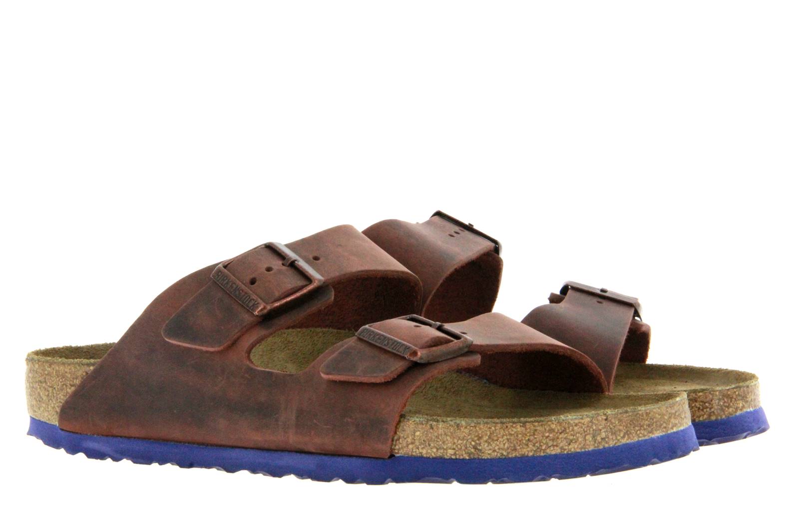 Birkenstock Pantolette ARIZONA SCHMAL FETTLEDER HENNA (45)