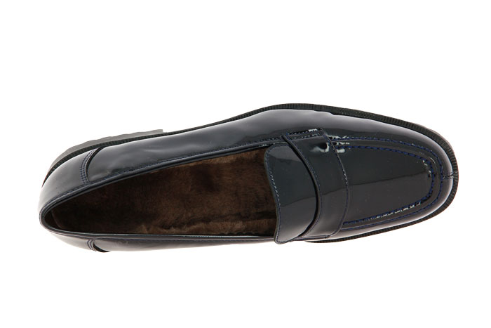 Brunate Slipper gefüttert VERNICE BLU (40)