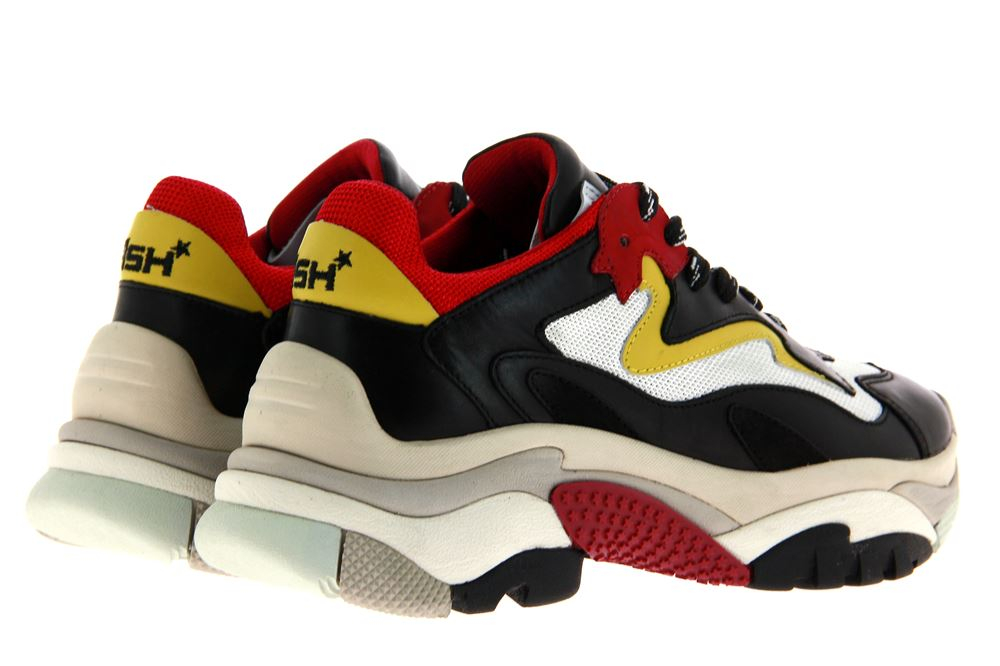 ASH Chunky Sneaker ADDICT BLACK RED YELLOW (39)