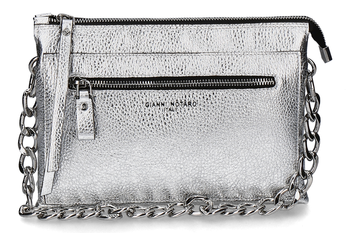 Gianni Notaro Handtasche- silber/ silver