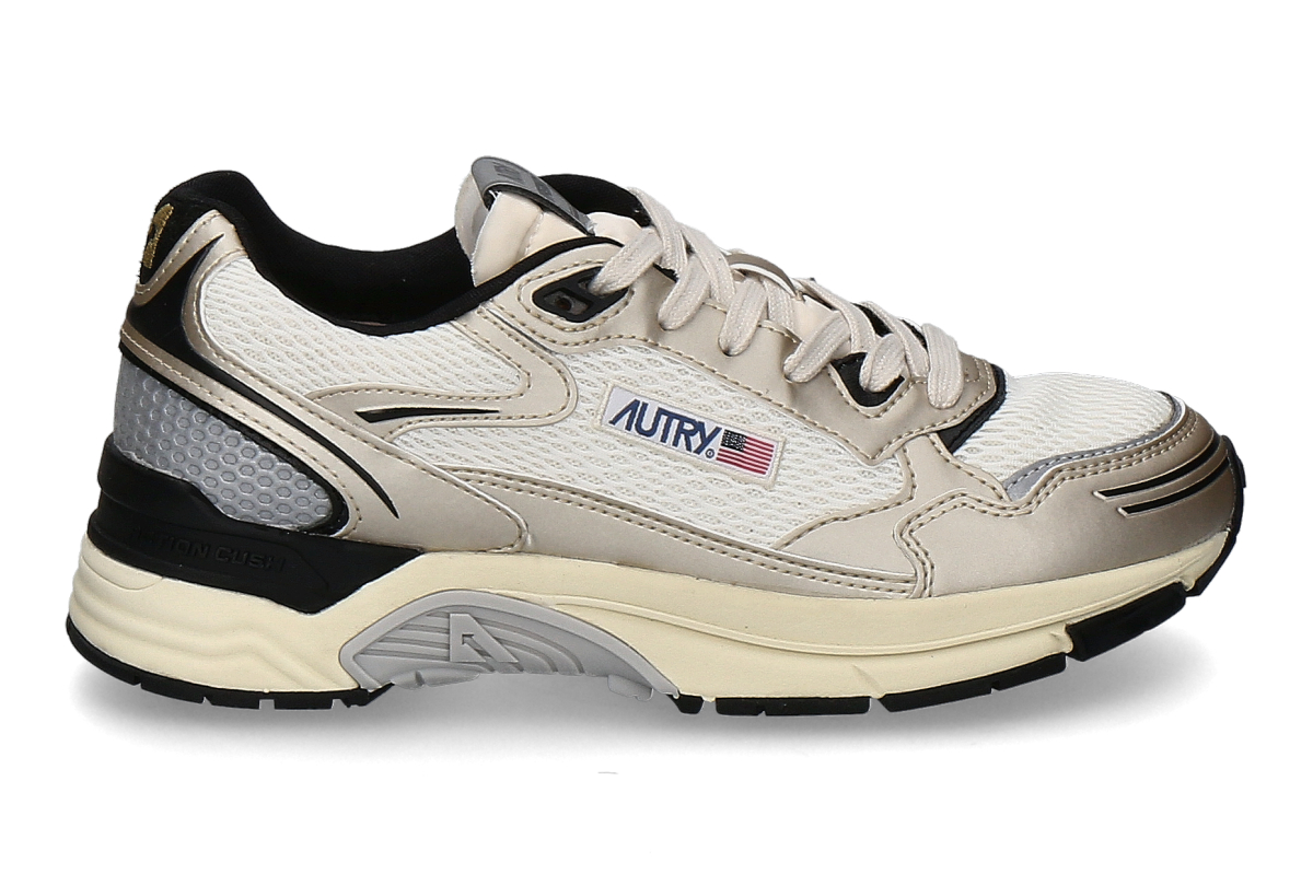 Autry Damen- Sneaker HYPERWAY LOW MV12- platin/ schwarz