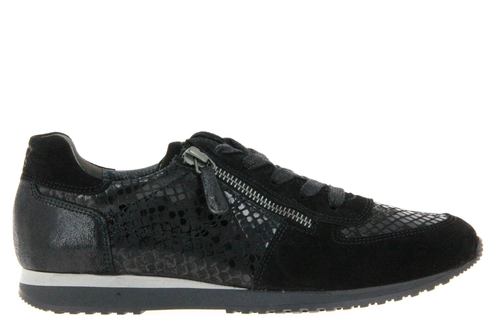 Paul Green Sneaker R. SUEDE PYTHON BLACK (38½)