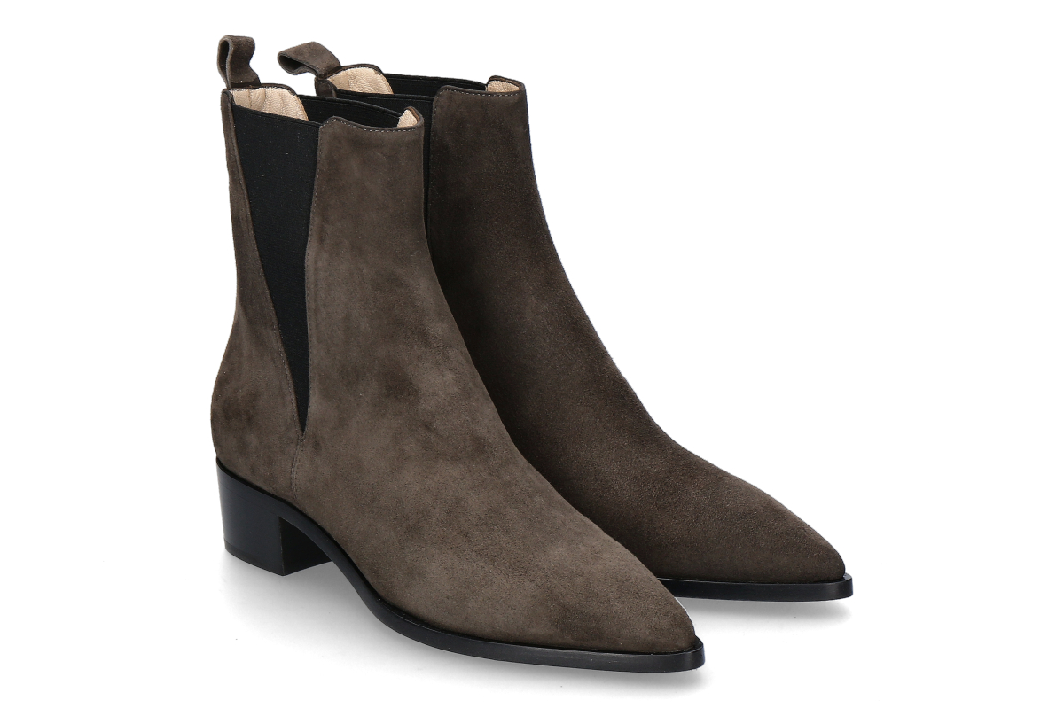 Pomme d'Or Chelsea Boot SYBIL REVERSE- dunkelbraun/ dusty brown
