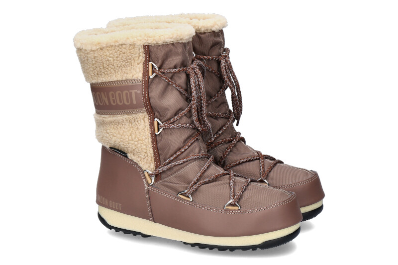 Moon Boot Snowboots MONACO WOOL MID MUD (39) Moon Boot Snowboots MONACO WOOL MID MUD (39)