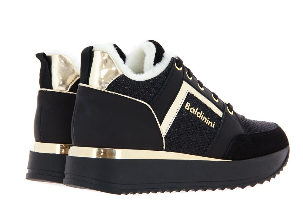 Baldinini Sneaker gefüttert CAMOSCIO NERO  (40)
