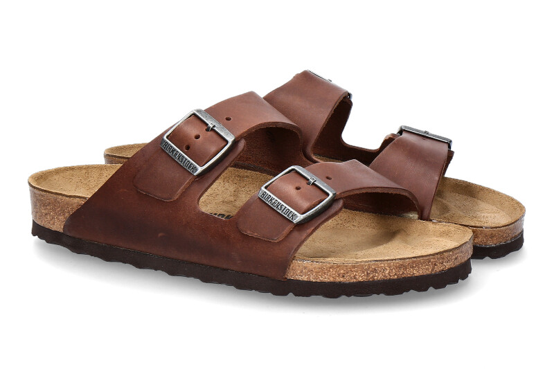 Birkenstock Pantolette ARIZONA VINTAGE WOOD ROAST NORMAL