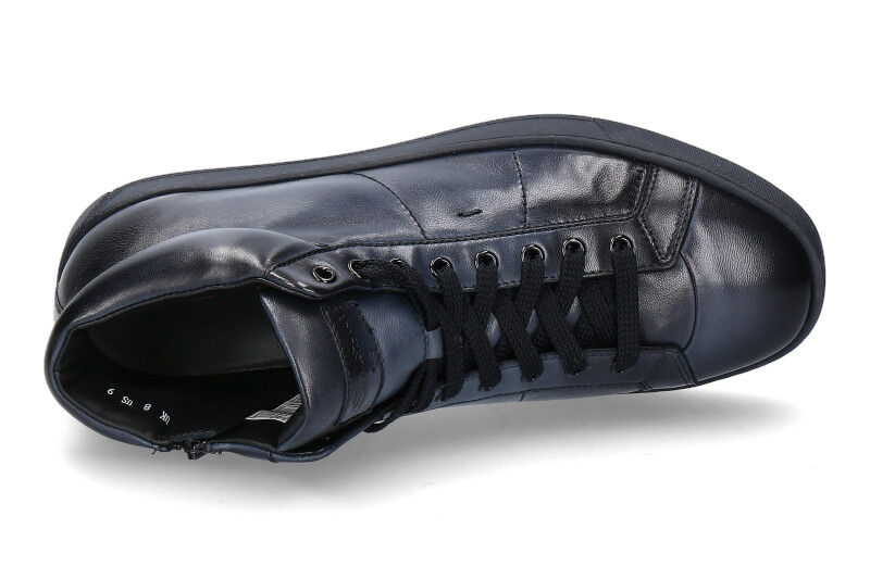 Santoni High Top Sneaker CALF BLU (41½) Santoni High Top Sneaker CALF BLU (41½)