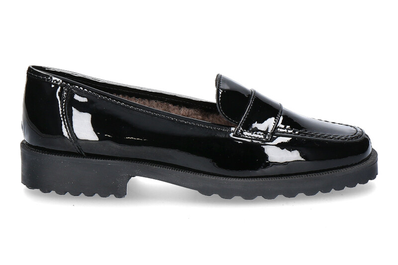 Brunate Slipper gefüttert DANY SOFTLACK NERO (41½)