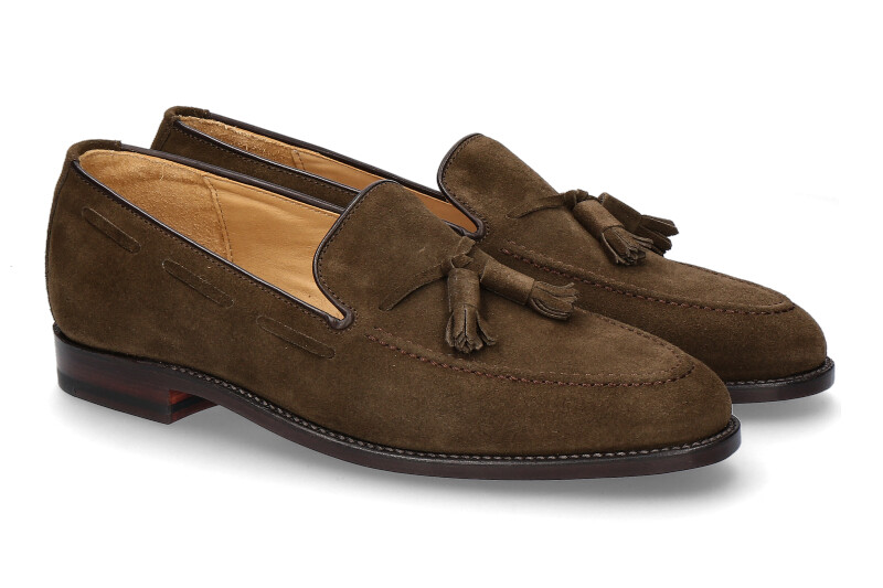 Ludwig Reiter Loafer TASSEL VELOURSLEDER JAGDGRÜN (40½)