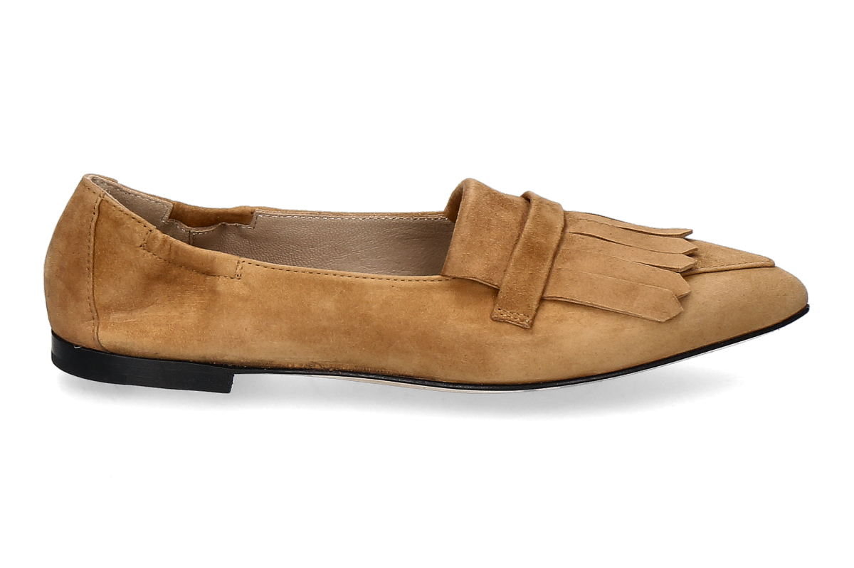 Pomme d'Or Loafer GRACE CAMOSCIO- biscuit/ mittelbraun