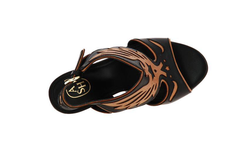 ASH High Heels GALAXY SOFT BRASIL BLACK NUDE (36)