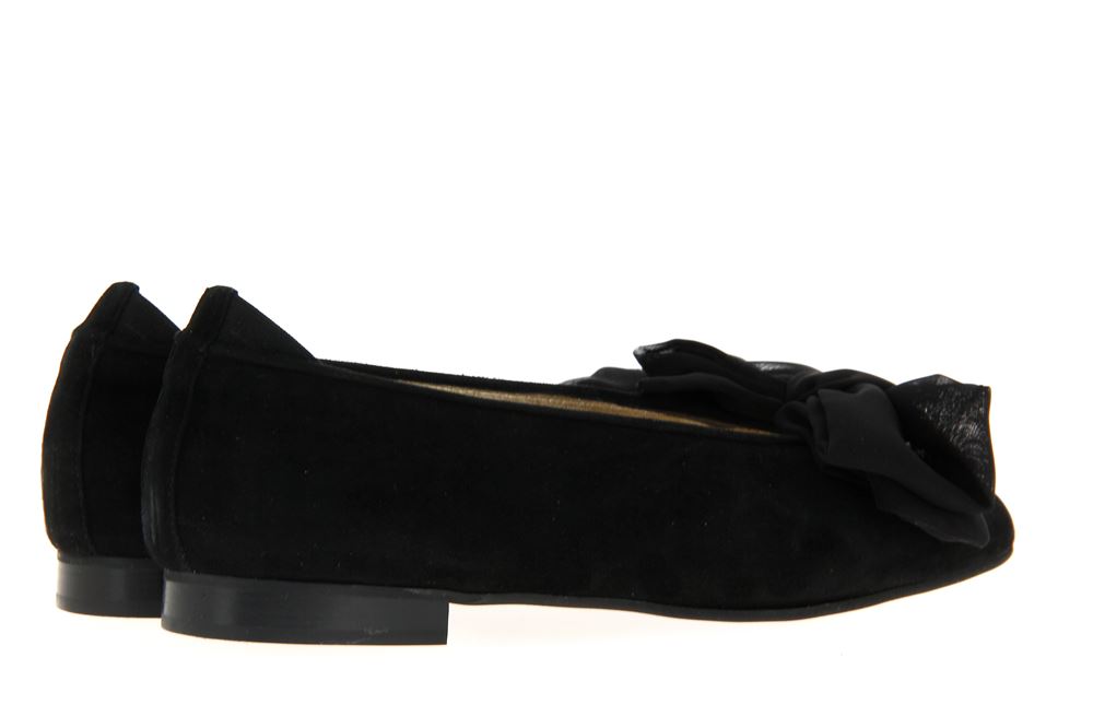 Scarparossa Ballerina CAMOSCIO FIOCCO SETA NERO (39)