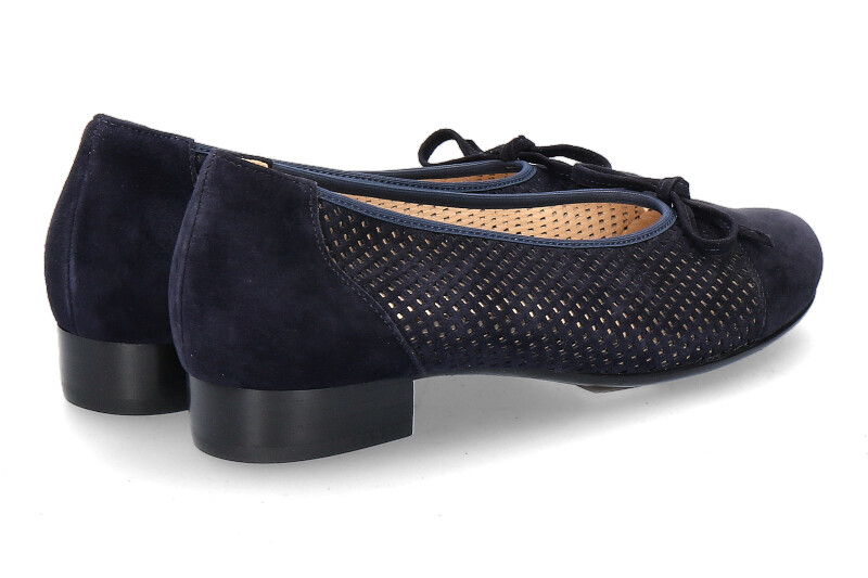 Hassia Ballerina BOLOGNA G-WEITE SAMTZIEGE BLUE (38½) Hassia Ballerina BOLOGNA G-WEITE SAMTZIEGE BLUE (38½)
