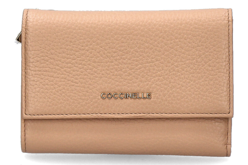 Coccinelle Portemonnaie METALLIC SOFT TOASTED