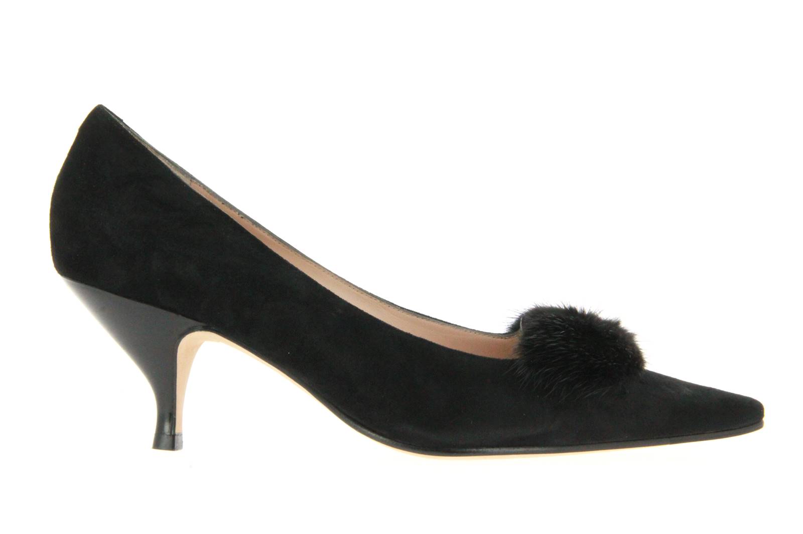 Unützer Pumps CAMOSCIO VELUKID NERO (37 )