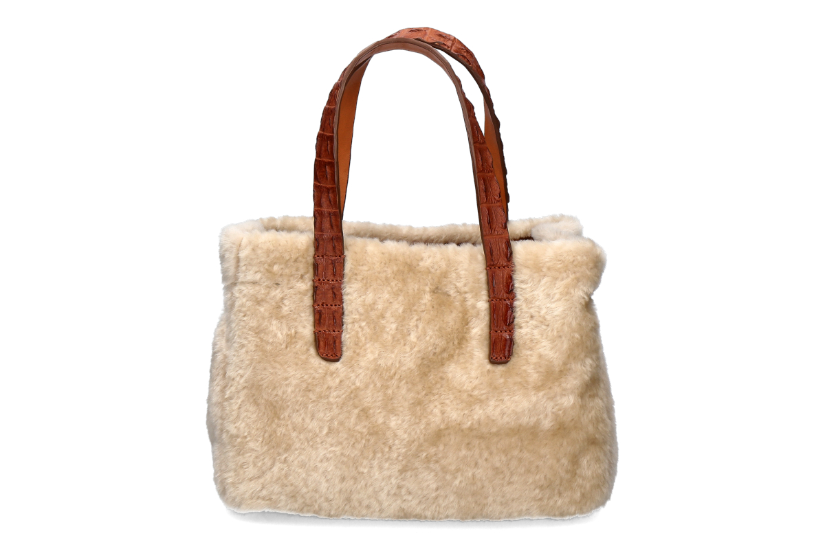 Biagini Handtasche CAMELIA MEDIUM - furry crema / creme