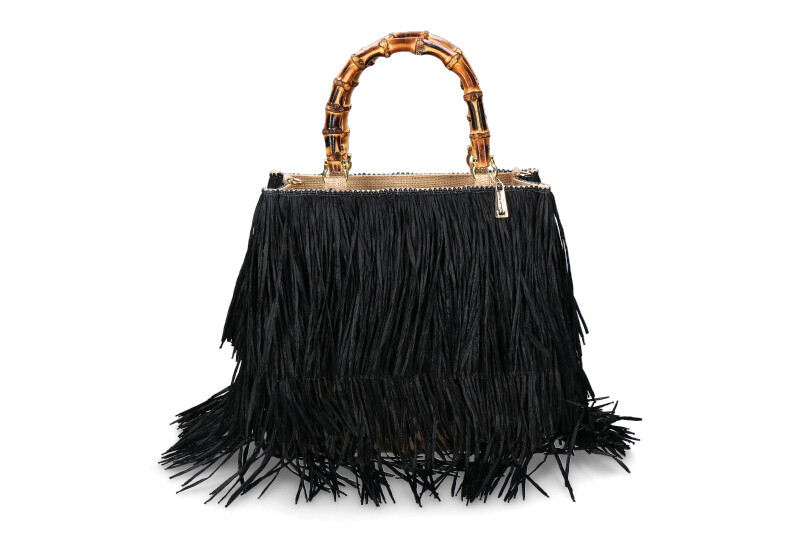 La Milanesa Henkeltasche TAN MEDIUM- nero/schwarz
