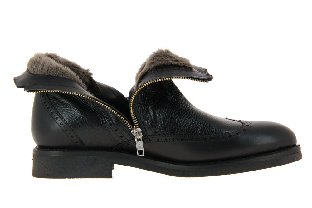 Cordwainer Stiefelette gefüttert ORLEANS BLACK DEERSKIN BLACK (41½)